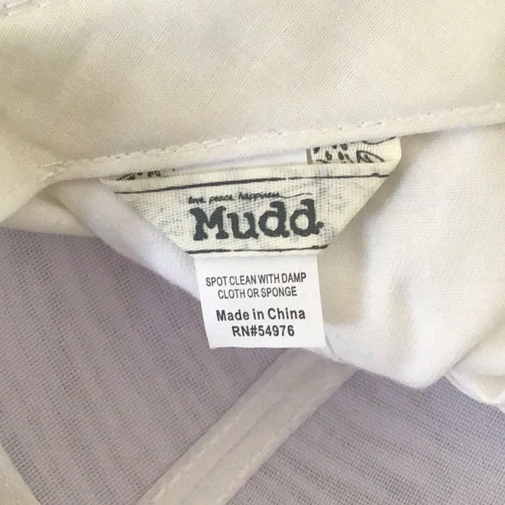 MUDD white rhinestone encrusted baseball cap.. L/XL - Picture 3 of 3